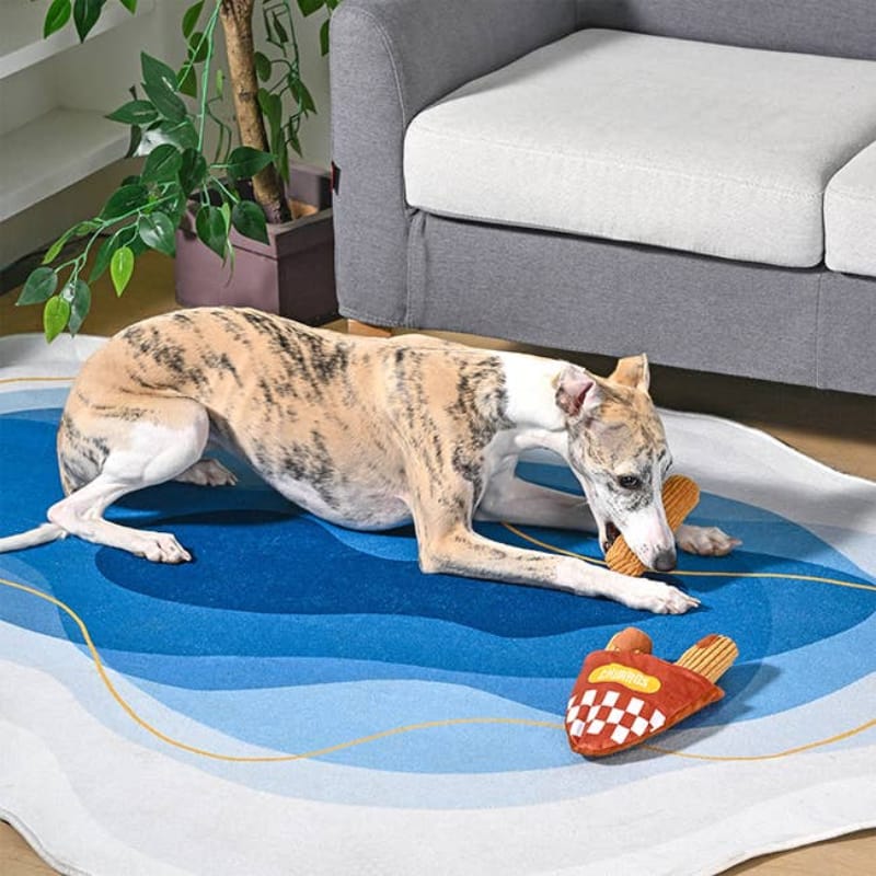 Hugsmart Products Inc dog toys Food Party Churros Interactive Plush Dog Toy Set - 4 Pc
