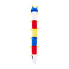 ZippyPaws dog toys Caterpillar Primary Colors Long Plush Squeaky Dog Toy