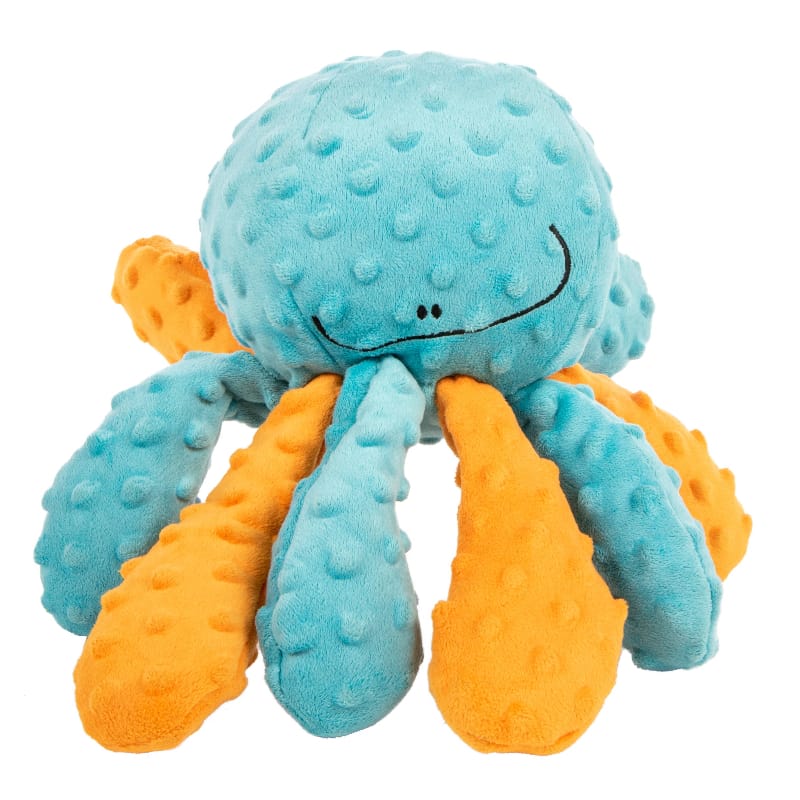 GoDog dog toys Crazy Tugs Octopus Squeaky Plush Dog Toy