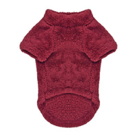 Doggie Design SWEATERS Burgundy Soft Plush Warm Dog Pullover