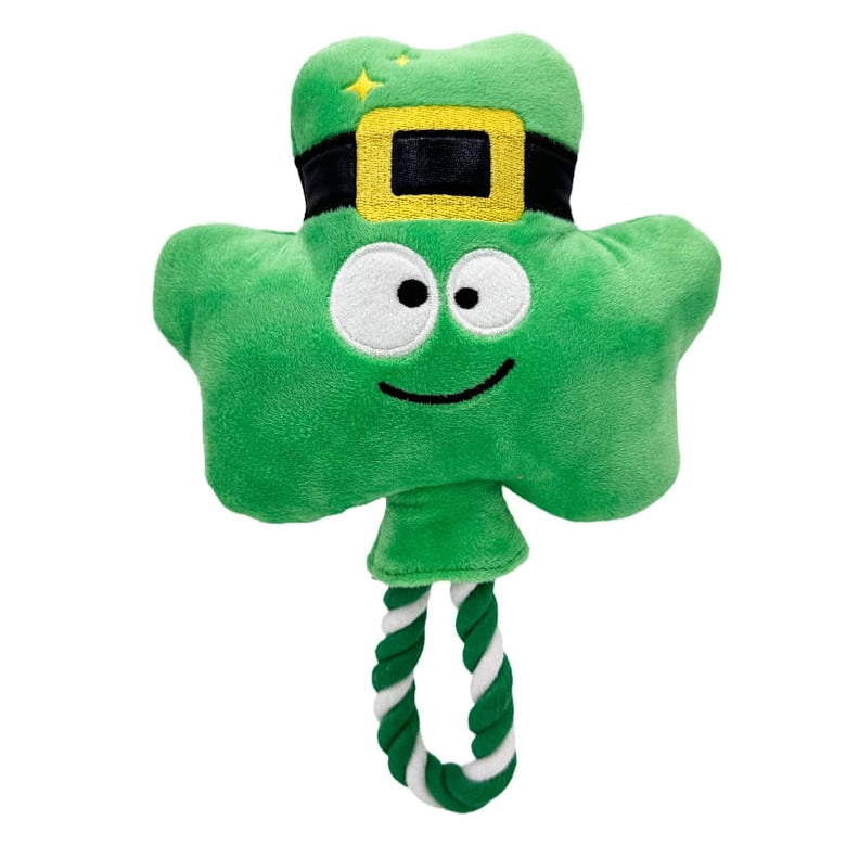 Huxley & Kent dog toys Shamrock Lollipop Plush Dog Toy