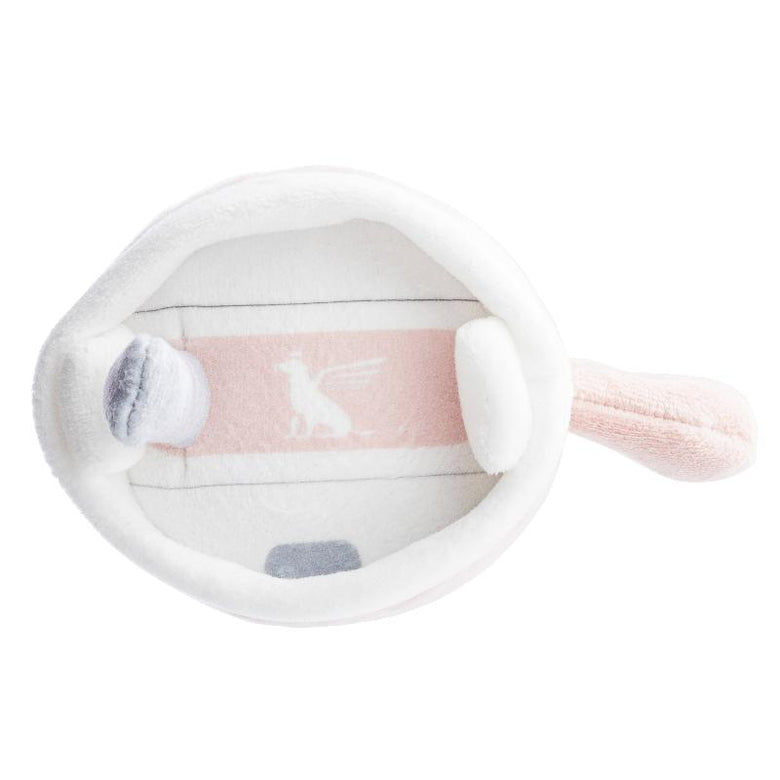 Haute Diggity Dog dog toys Snuggly Cup Plush Squeak Dog Toy - Comes in 3 Colors