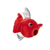 PetShop by Fringe Studio dog toys Reel Me In Red Fish Rubber & Plush Dog Toy