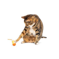 Kookie Korn Halloween Fall Season Plush Flinger Cat Toy