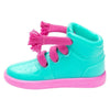 FuzzYard dog toys Fresh Kicks N' Licks Teal and Pink Chew Dog Toy