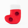 ZippyPaws dog toys Holiday Burrow Naughty or Nice Stocking Interactive Dog Toy