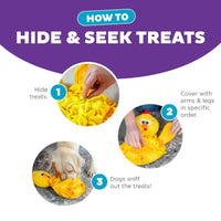 Outward Hound dog toys Snuffle Palz Chicken Interactive Puzzle Plush Dog Toy