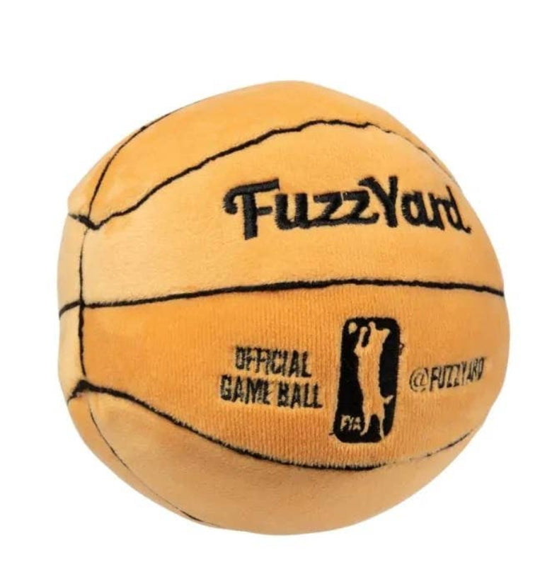 Sports Basketball Plush Squeaky Dog Toy