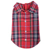 The Worthy Dog CollardShirts XS Red Plaid Multicolored Collared Dog Shirt