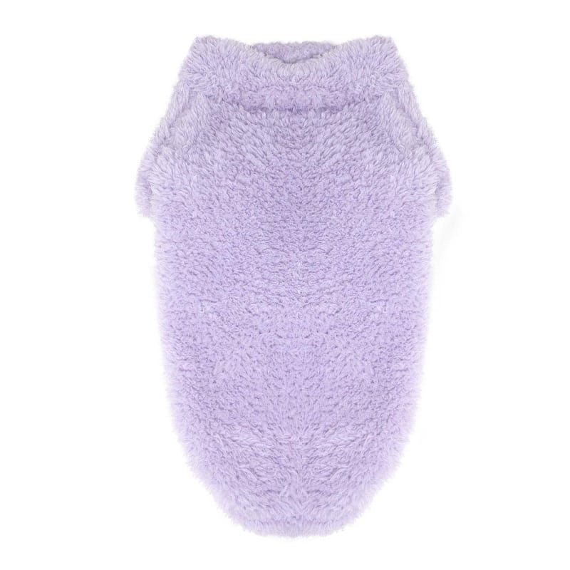 Doggie Design SWEATERS XL Lavender Soft Warm Plush Dog Pullover