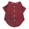 The Worthy Dog CollardShirts XS Paisley Red Collared Dog Shirt