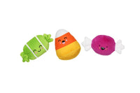 Pearhead, Inc. dog toys Halloween Trick Or Treat Candy Squeak Plush Dog Toy Set - 3 Pc