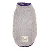 Barker's Bowtique Sweaters XS Ivory Ella Half-Zip Sherpa Pet Fleece Pullover - Gray