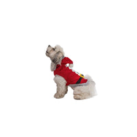 Chenille Santa Hoodie Christmas Holiday Pet Sweater