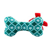 Puppermint Bone Green Stars (Happy Howlidays) Christmas Holiday Plush Squeak Dog Toy