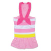 Dogo Pet DRESSES XXS Pink Stripe Bow Strap Cruise Dog Dress - Only Available in Size 2XS