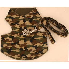 Puppe Love / PamPet USA Harnesses SZ 00 Camo Vest with Bling Stones Dog Harness