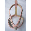 Puppe Love / PamPet USA Harnesses SZ XS Leather & Bling Pink Dog Harness