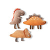 Pet Shop by Fringe Studio dog toys We Came We Saur Canvas Mini Dog Toy Set - 3pc