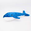 ZippyPaws dog toys Jigglerz Blue Whale Plush Dog Toy