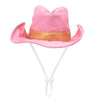 The Worthy Dog dog apparel Pink / SM Cowboy Party Dog Hat in Pink or Brown