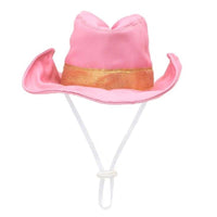 The Worthy Dog dog apparel Pink / SM Cowboy Party Dog Hat in Pink or Brown
