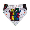 Barker's Bowtique Bandanas Hip Doggie Party - Reversible Birthday Dog Bandana