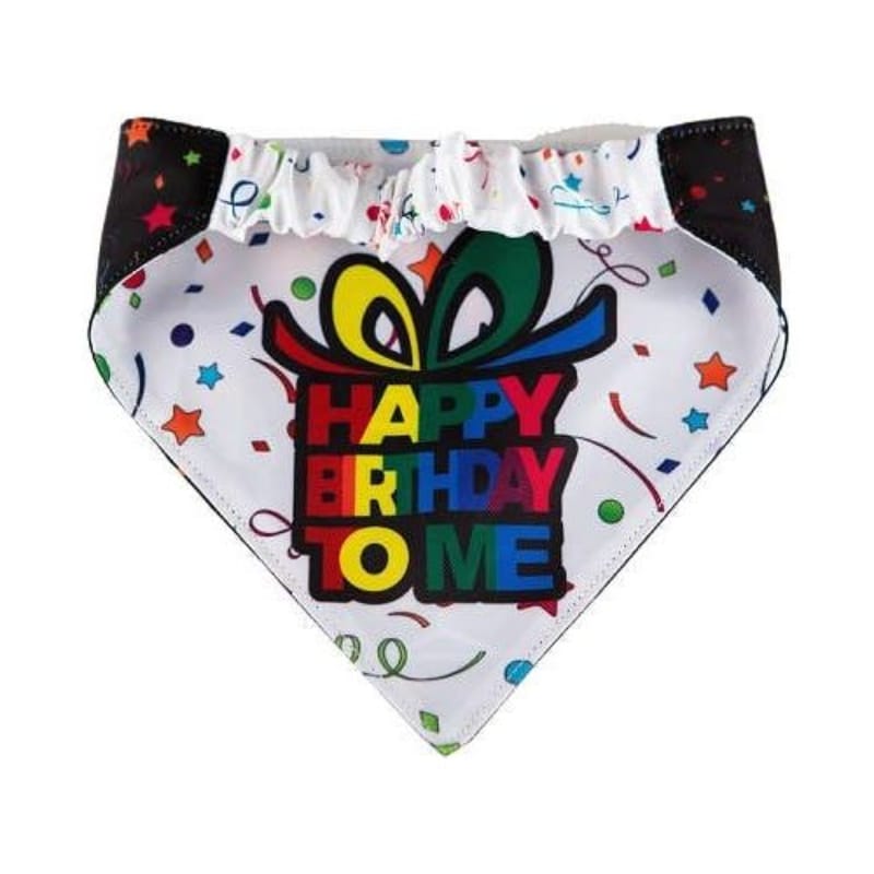 Barker's Bowtique Bandanas Hip Doggie Party - Reversible Birthday Dog Bandana