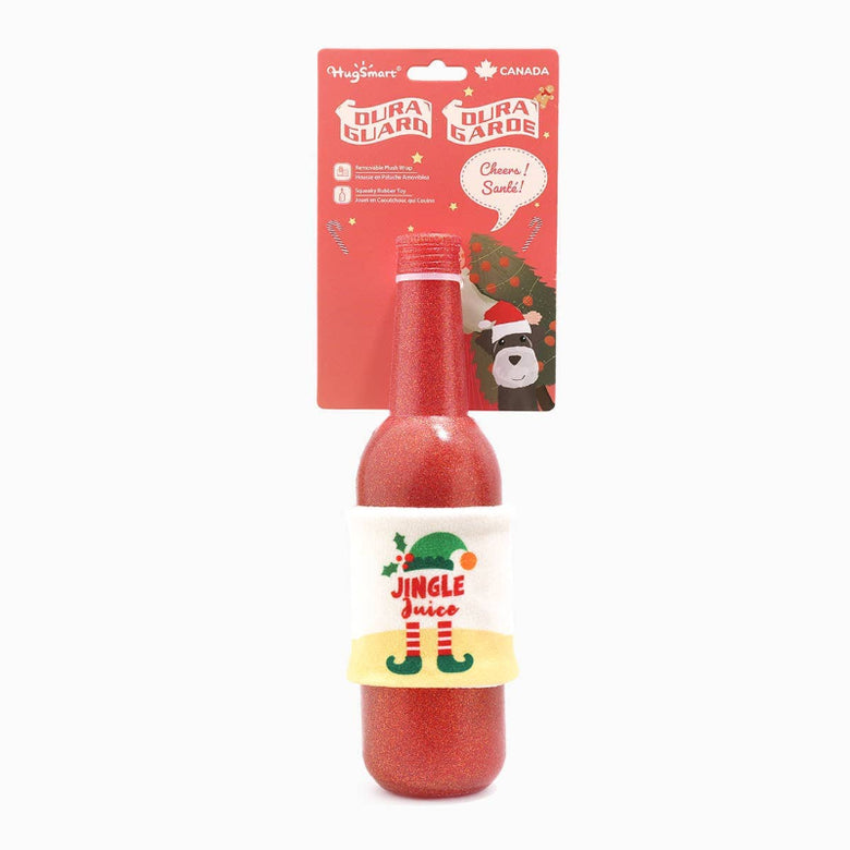 Hugsmart Products Inc Hugsmart Products Inc - HugSmart Pet - Happy Woofmas | Jingle Juice - TPR Rubber Toy