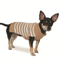 Dogo Pet Fashions Sweaters Bge / SM Stripy Lover Dog Sweater - Various Colors