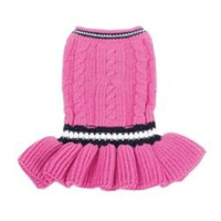 Dogo Pet Fashions Dresses XL School Girl Sweater Pink Dog Dress
