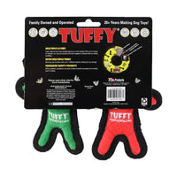 Tuffy Dog Toys - VIP Products dog toys Christmas Holiday Tuffy Jr Elf & Santa Durable Tough Dog Toy Set - 2 Pc