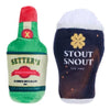 BARK dog toys Wee Nip & Sip St. Patrick's Day Plush Dog Toy Set - 2 Pk