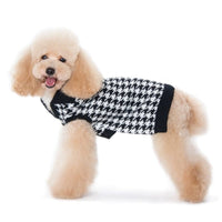 DogoPet.com Sweater Houndstooth Sweater