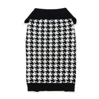 DogoPet.com Sweater Black / XXS Houndstooth Sweater