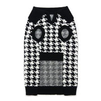 DogoPet.com Sweater Houndstooth Sweater