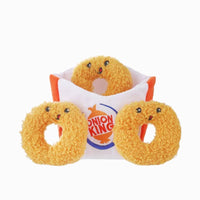 Hugsmart Products Inc dog toys Party Onion King Interactive Plush Pet Toy Set - 4 Pc