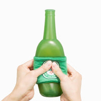 Hugsmart Products Inc dog toys Boozy Tailz Heinecanine Bottle Rubber Squeak Dog Toy