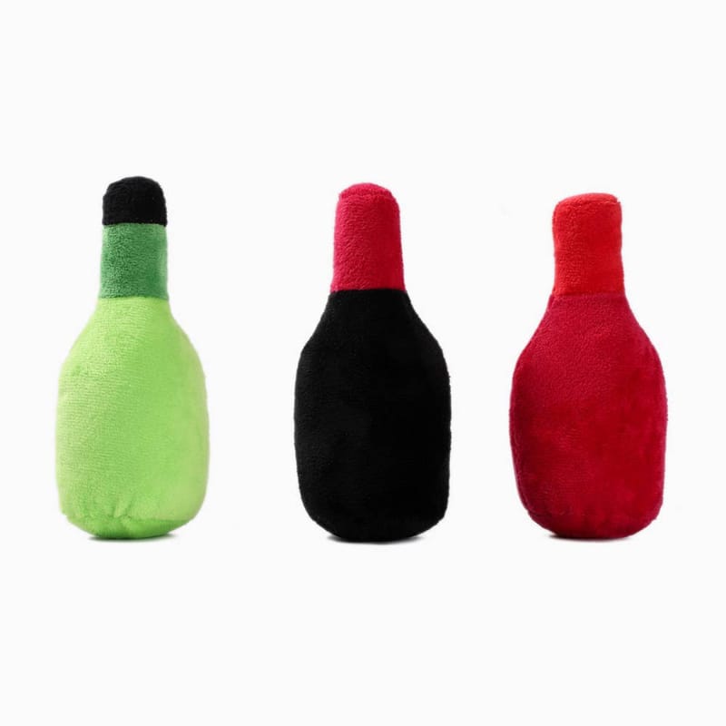 Hugsmart Products Inc dog toys Howloween Night Mystery Potion Plush Squeaky Dog Toy Set - 3 Pc