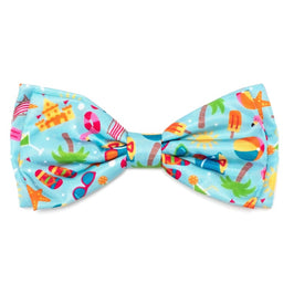 The Worthy Dog Bow Tie SM Life's a Beach Pet Bow Tie - 2 Sizes