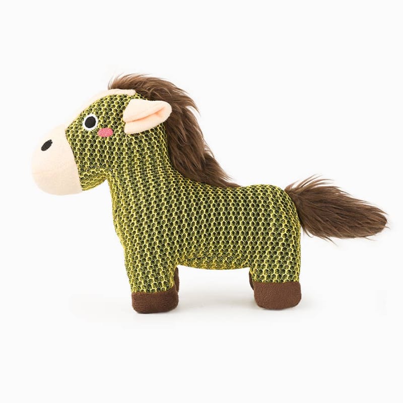 Hugsmart Products Inc dog toys Farm Friendz Horse Plush Dog Toy