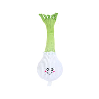 Jigglerz Fresh Onion Plush Squeaky Dog Toy