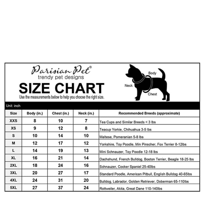 Parisian Pet® Tee's Furry Inmate Black & White Striped Funny Costume Dog T-Shirt