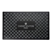 Haute Diggity Dog Bowls & Placemats Black Checker Chewy Vuiton Placemat