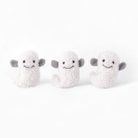 Halloween Burrow Coffin with Ghosts Interactive Dog Toy Set - 4 Pc