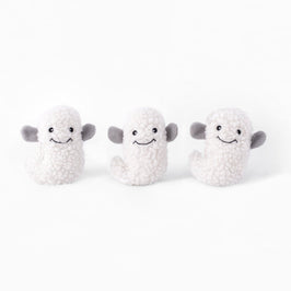 Halloween Burrow Coffin with Ghosts Interactive Dog Toy Set - 4 Pc