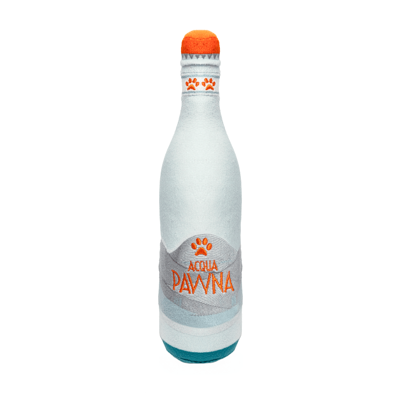 Specks and Pets dog toys Acqua Pawna Bottle Plush Squeak Dog Toy
