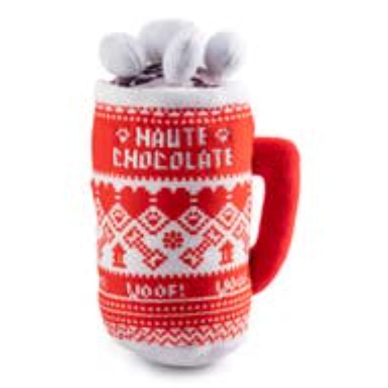 Haute Diggity Dog dog toys Haute Choco Christmas Plush Dog Toy