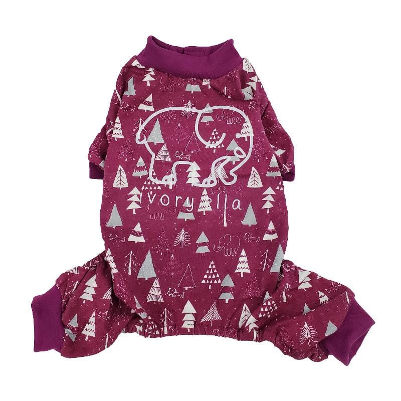 Barker's Bowtique Pajamas XS Winter Wonderland Pet Pajamas