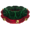 Huxley & Kent Collars SM Christmas Holiday Elf Green Ruff with Jingle Bells for Pets